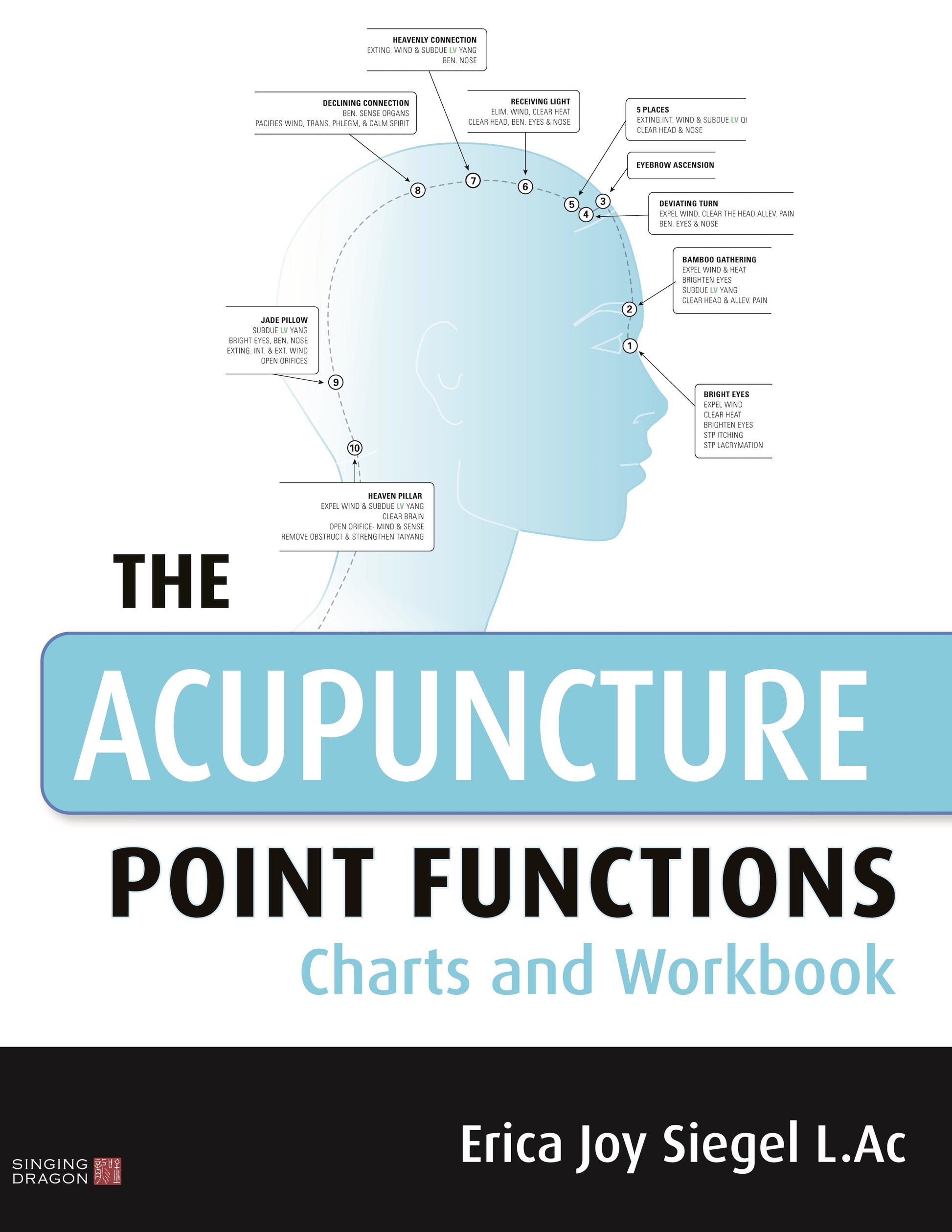 The Acupuncture Point Functions Charts and Workbook by Erica Siegel